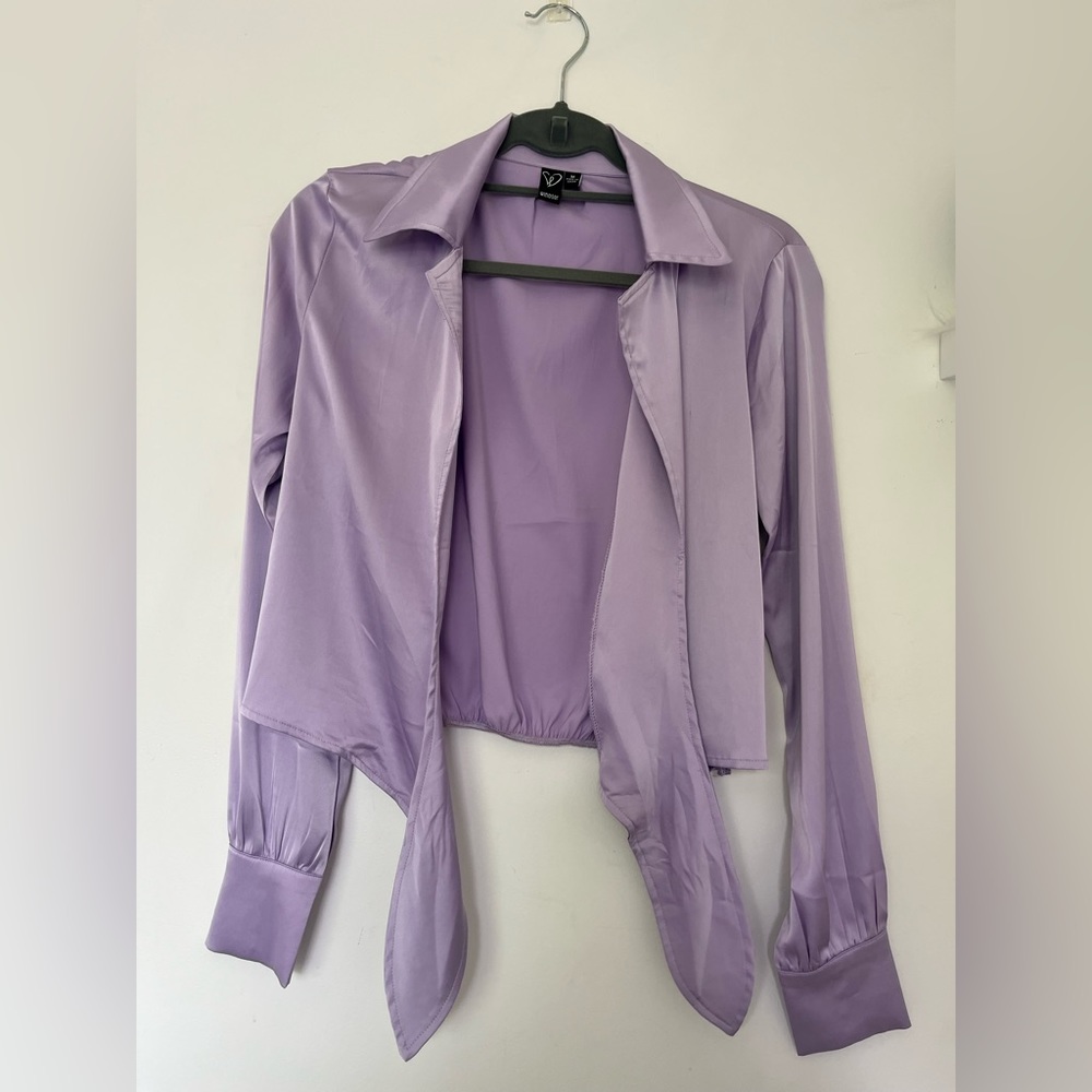 WINDSOR PURPLE TIE SHIRT